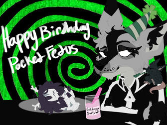 Fitz's birthday art bc she a big homo